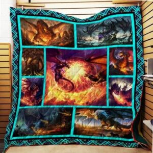 Fire Dragon Quilt Th394  Quilt